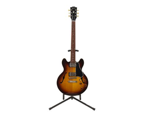 OASIS - Noel Gallagher's Owned and Autographed Sunburst Gibson CS-336 Guitar - A Gibson CS-366 guitar used and owned by Noel 