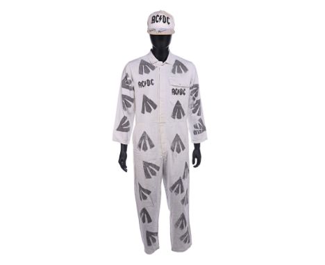 AC/DC - Band-autographed "Are You Ready" Music Video Cap and Boiler Suit - An autographed cap and boiler suit from the music 