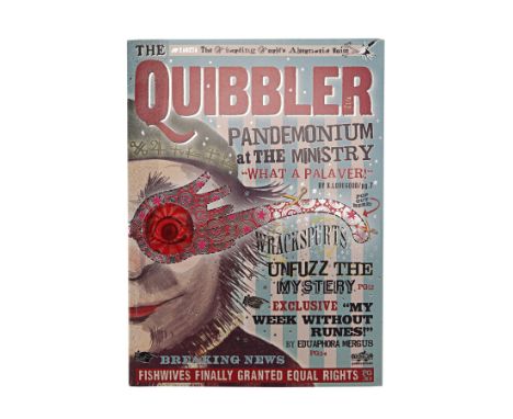 HARRY POTTER AND THE ORDER OF THE PHOENIX (2007) - "Pandemonium at the Ministry" The Quibbler Magazine with "Spectrespecs" - 