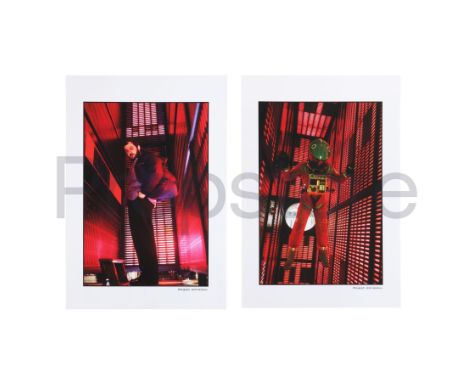 2001: A SPACE ODYSSEY (1968) - Keith Hamshere Collection: Pair of Previously Unseen Behind-the-Scenes Photographs - A pair of