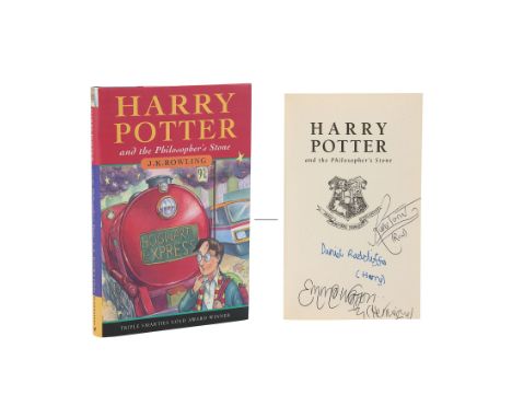 HARRY POTTER AND THE PHILOSOPHER'S STONE (2001) - Daniel Radcliffe and Cast-Autographed Book - An autographed book from Chris