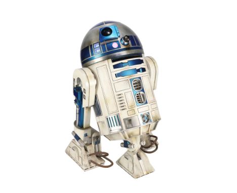 STAR WARS: A NEW HOPE (1977) - Remote-controlled Light-up R2-D2 Replica - A remote-controlled, light-up replica R2-D2 droid, 