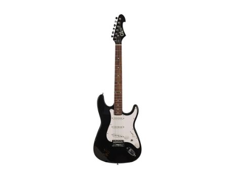 LED ZEPPELIN - Robert Plant Autographed Guitar - A guitar autographed by Led Zeppelin's lead singer Robert Plant often regard