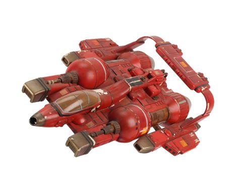 RED DWARF  - DIMENSION JUMP (1991) - Ace Rimmer's (Chris Barrie) Light-up "Dimension Jump" Ship Model Miniature - Ace Rimmer'