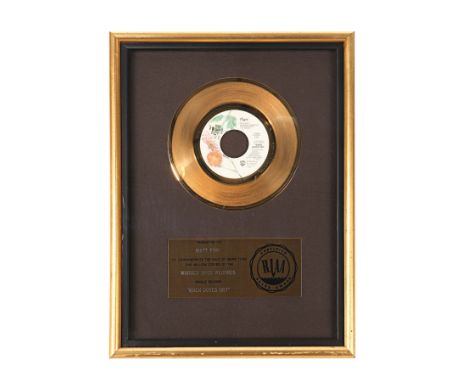 PRINCE AND THE REVOLUTION - The Dr. Fink Collection: "When Doves Cry" Gold Disc - A gold disc presented to Matt Fink to comme