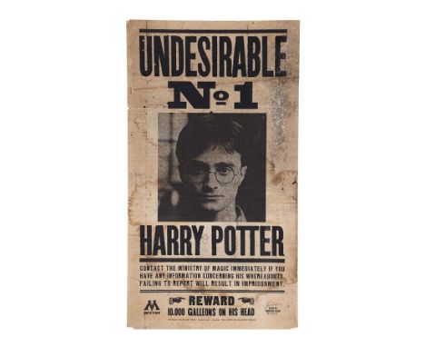 HARRY POTTER AND THE DEATHLY HALLOWS: PART 1 (2010) - "Undesirable No. 1" Poster - An "Undesirable No. 1" poster from David Y