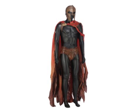 300 (2006) - Leonidas' (Gerard Butler) Partial Costume with Captain Artemis' (Vincent Regan) Helmet - Leonidas' (Gerard Butle