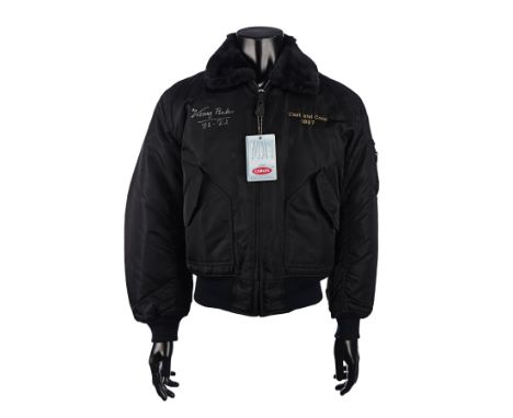 STAR WARS: THE PHANTOM MENACE (1999) - Kenny Baker-Autographed and Gifted Crew Jacket - A gifted crew jacket, autographed by 