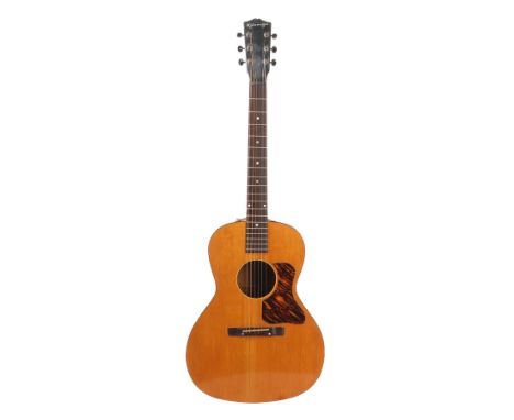 OASIS - Noel Gallagher's Owned and Autographed Kalamazoo Acoustic Guitar Screen-matched to Being Played by Liam Gallagher Dur
