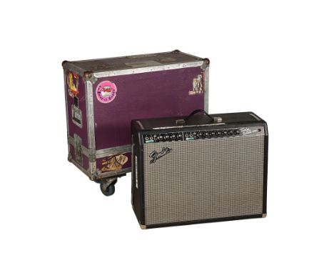 RADIOHEAD - Thom Yorke's '65 Reissue Fender Twin Reverb Amp, Flight Case and Band-Autographed Photograph - A '65 Reissue Fend