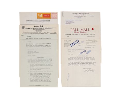 JIMI HENDRIX - The Patricia "Trixie" Sullivan Collection: Large Quantity of Paperwork From the Office of Mike Jeffery Includi