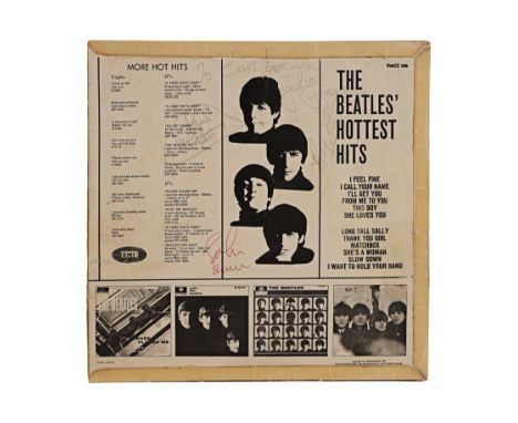 THE BEATLES - The Beatles' Hottest Hits Autographed Album - A copy of The Beatles' Hottest Hits album autographed by all four
