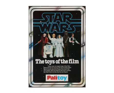 STAR WARS: A NEW HOPE (1977) - Palitoy Action Figures Store Display Poster - A poster advertising Palitoy action figures from