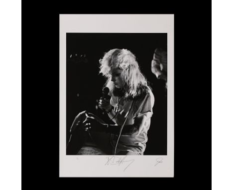 BLONDIE - The Rockarchive Collection: Debbie Harry Autographed Limited Edition Print by Phil Grey, The Roundhouse, 1978 - A D
