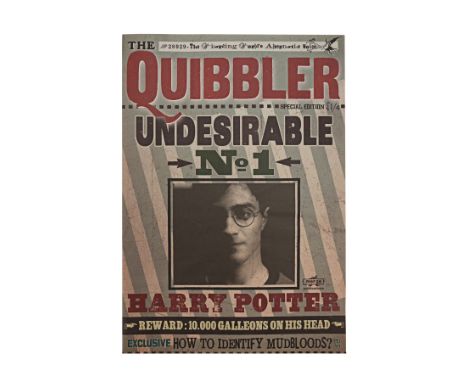 HARRY POTTER AND THE ORDER OF THE PHOENIX (2007) - "Undesirable" The Quibbler Magazine Cover - An "Undesirable" The Quibbler 