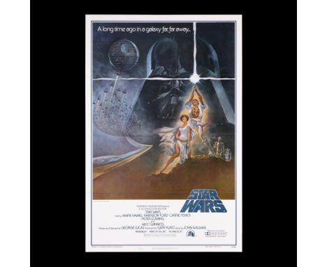 STAR WARS: A NEW HOPE (1977) - US One Sheet "Style A" Poster - A US One Sheet "Style A" poster from the promotion of George L
