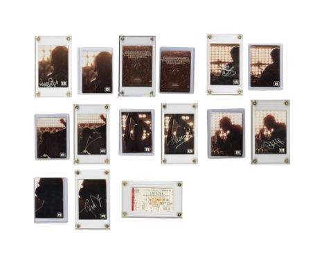 LINKIN PARK (BAND 1996-2017) - Linkin Park-autographed Trading Cards with Additional Trading Cards and Concert Ticket Stub - 