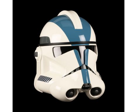 STAR WARS: REVENGE OF THE SITH (2005) - Master Replicas Special Ops Trooper Helmet Replica - A Master Replicas blue 'Special 