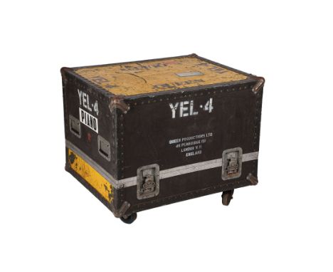 QUEEN - Freddie Mercury's Screen and Photo-matched "YEL 4" Live Aid and Tour-used Piano Monitor Rig Flight Case - A flight ca