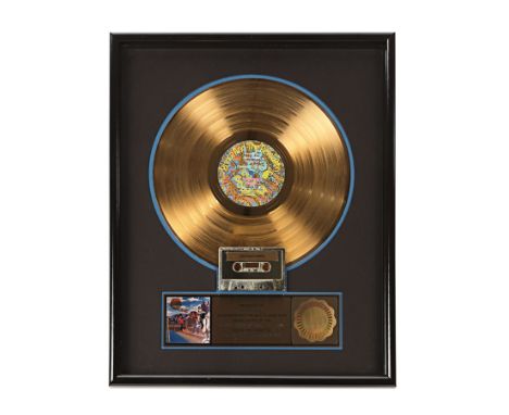 PRINCE AND THE REVOLUTION - The Dr. Fink Collection: "Around The World In A Day" Gold Disc - A gold disc presented to Matt Fi