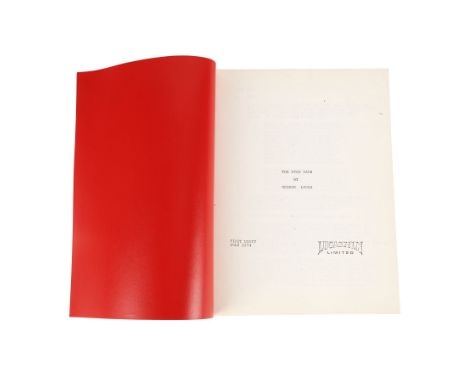 STAR WARS: A NEW HOPE (1977) - "The Star Wars" First Draft Studio Copy Script - A first draft script copy for George Lucas' S