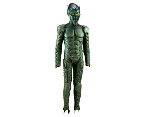 SPIDER-MAN (2002) - Green Goblin's (as played by Willem Dafoe) Hero Helmet with Bodysuit - Green Goblin's (as played by Wille