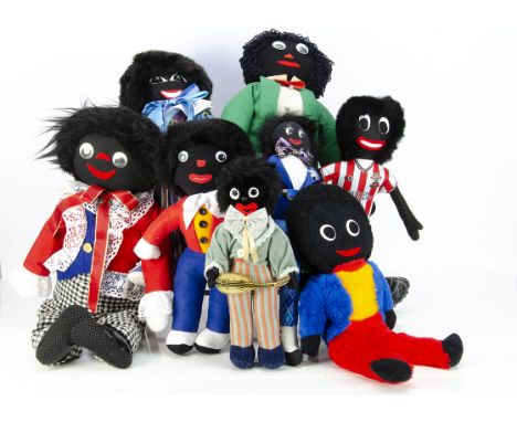 Important Announcement - the Southampton footballer Golly and the Golly to the left of him in blue is withdrawn from this lot