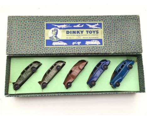 A Dinky Private Automobiles Set #2, boxed.