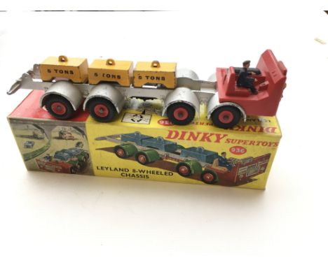 A Dinky Supertoys Leyland 8 wheel Chassis #936 boxed.