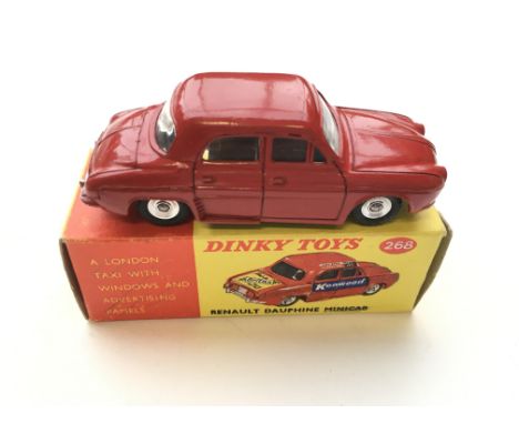 A Dinky Renault Dauphine Minicab boxed #268.