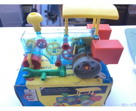 A Century 21 Transparent Steam Roller boxed.