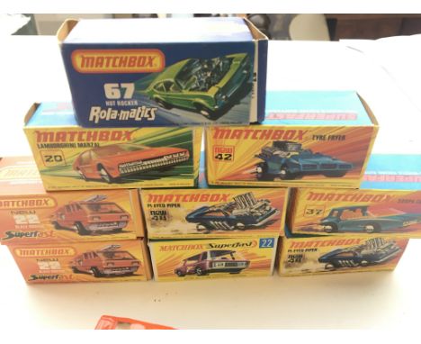 A collection of Matchbox cars. All boxed.