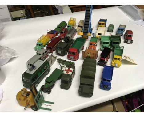 A collection of Loose Playworn Dinky toys.