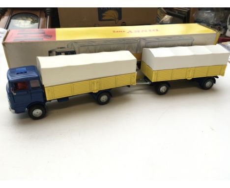 A Dinky Mercedes-Benz truck and trailer boxed #917