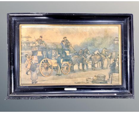 An antiquarian print 'David Copperfield bids fairwell'