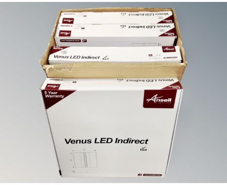 A box of four Amsell lighting venus lcd ceiling panels 