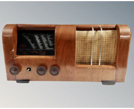 A vintage Danish valve radio (continental wiring a/f) 