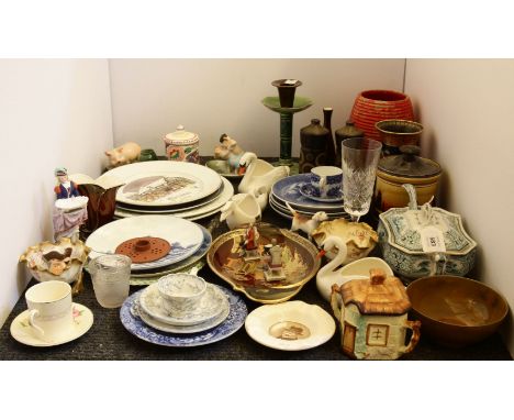 Derby, Spode, Royal Doulton, Poole, and other, decorative items