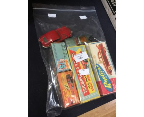 A collection of boxed and unboxed toys to include Matchbox, Corgi and others (6)