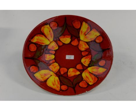 A Poole Pottery, Delphins design charger