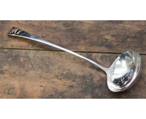 George III silver Old English pattern ladle 1789, George Smith & Williams Fearn