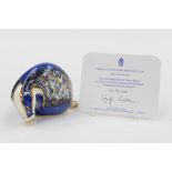 A group of six Royal Crown Derby Rabbits: Rowsley Rabbit, Snowy Rabbit ...