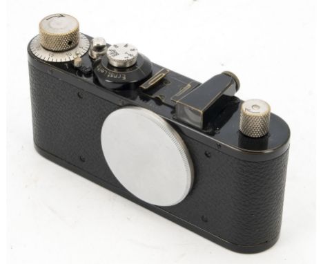 A Leica Standard Model E Camera Body, serial no. 188312, 1932, nickel fittings, shutter working at all speeds, body, VG-E