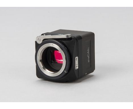 A sinaCAM HDC-1 Camera Head, serial no. 0089, native C mount, body F, apparent split to mounting ring repaired, CCD sensor, u