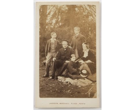 Portrait Cartes de Visite,  UK, ladies, gentlemen and some children, including the Drummond family, Bourne & Shepherd, Simla,