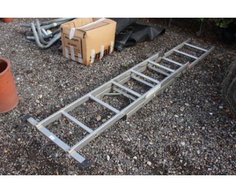 An aluminium ladder