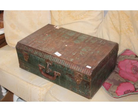 A small old steel trunk (143)