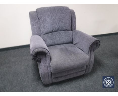 A manual reclining armchair 