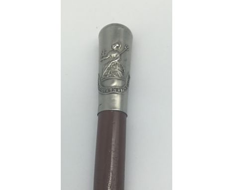 A pre WW2 ‘Great Escape’ interest swagger stick, once the property of Pilot Officer Marcel Zillessen (1917-1999). The swagger