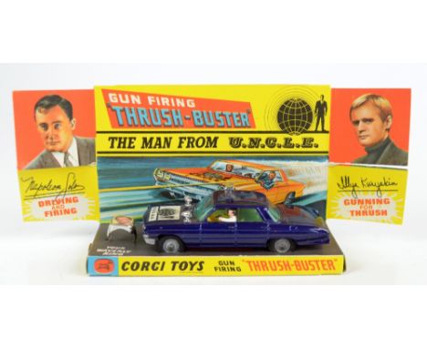 CORGI; a boxed 497 The Man From U.N.C.L.E. Gun Firing 'Thrush-Buster' with Waverly ring (lacking instructions).Additional Inf